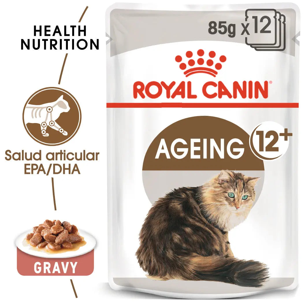 Royal Canin Ageing 12+ en Salsa 85 g Alimento Húmedo para Gatos ROYAL CANIN Mascotas-Ávila