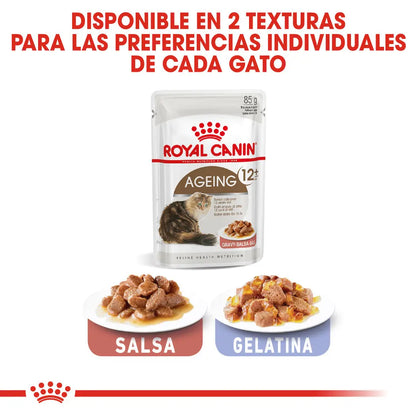 Royal Canin Ageing 12+ en Salsa 85 g Alimento Húmedo para Gatos ROYAL CANIN Mascotas-Ávila