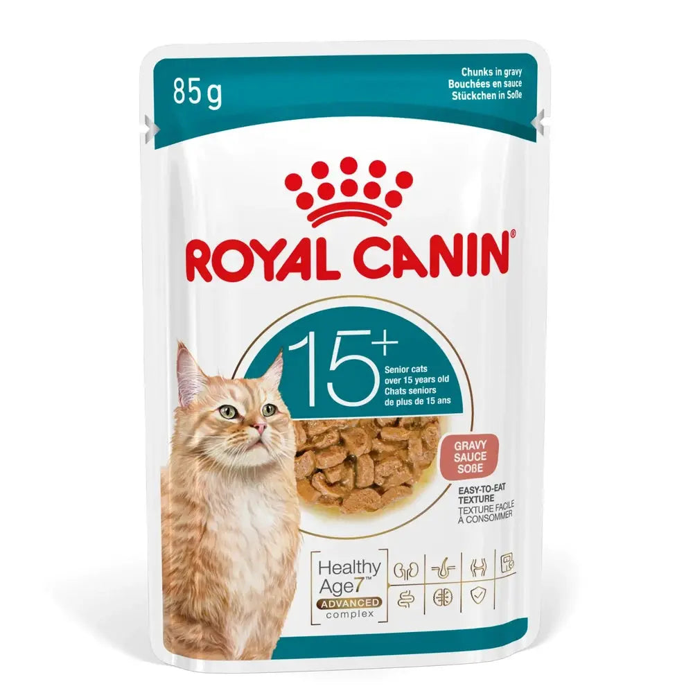 Royal Canin Ageing 15+ Comida Húmeda en Salsa para Gatos 85 g ROYAL CANIN Mascotas-Ávila