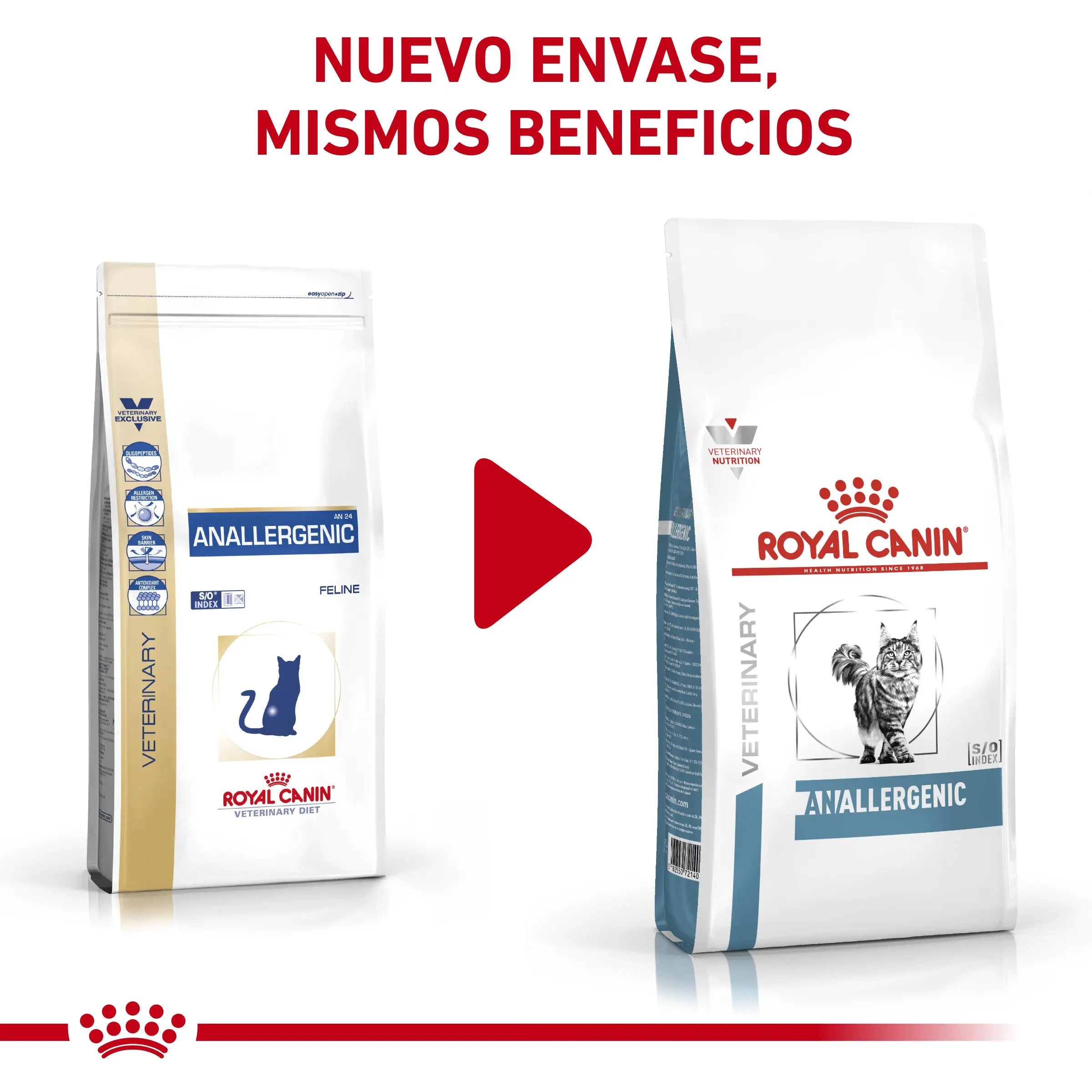 Royal Canin Anallergenic | Pienso para Gatos con Intolerancias y Alergias Alimentarias ROYAL CANIN VET Mascotas-Ávila