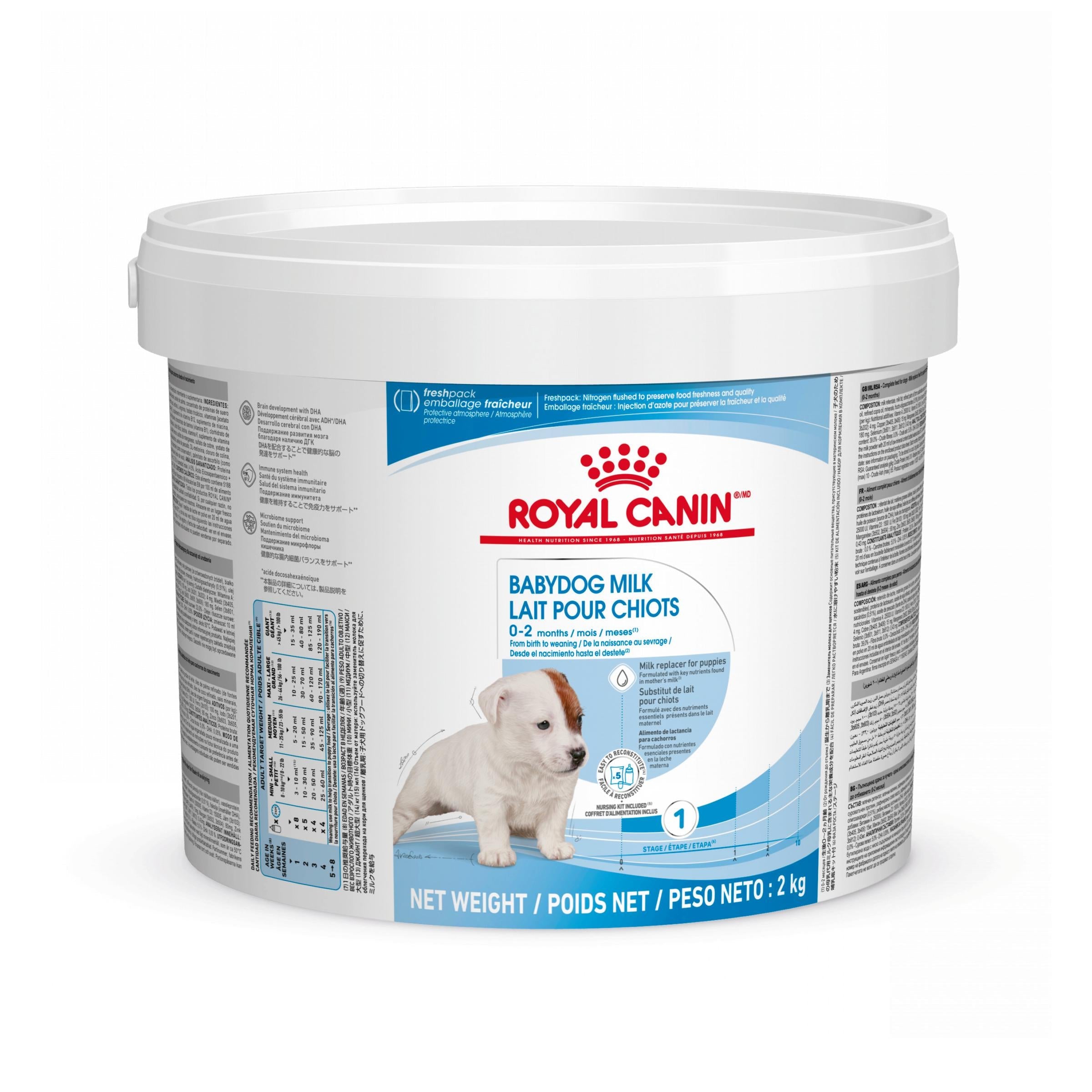 2 kg Royal Canin Babydog Milk Leche en Polvo para Cachorros ROYAL CANIN Mascotas-Ávila