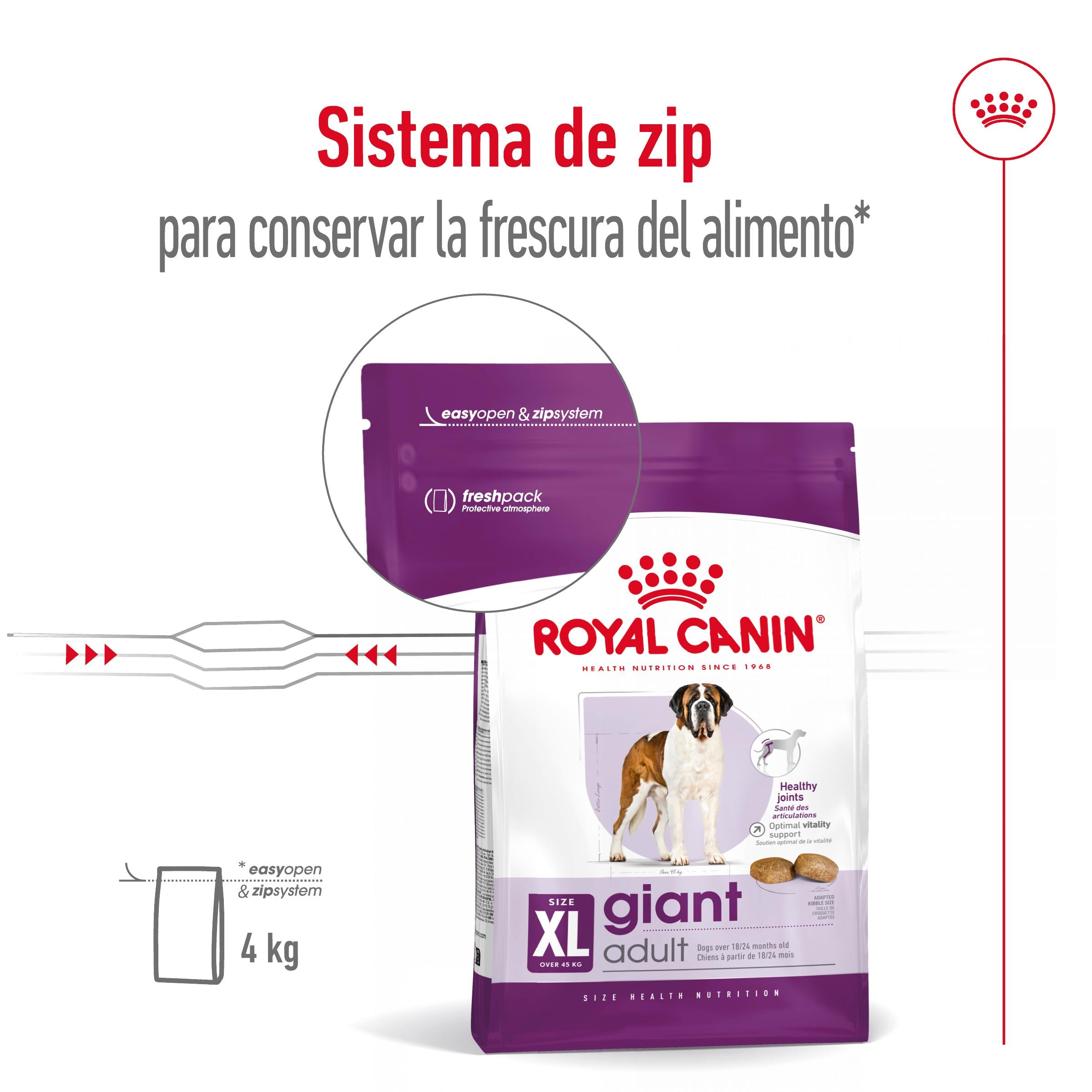 Royal Canin Giant Adult 15 kg Pienso para Perros ROYAL CANIN Mascotas-Ávila