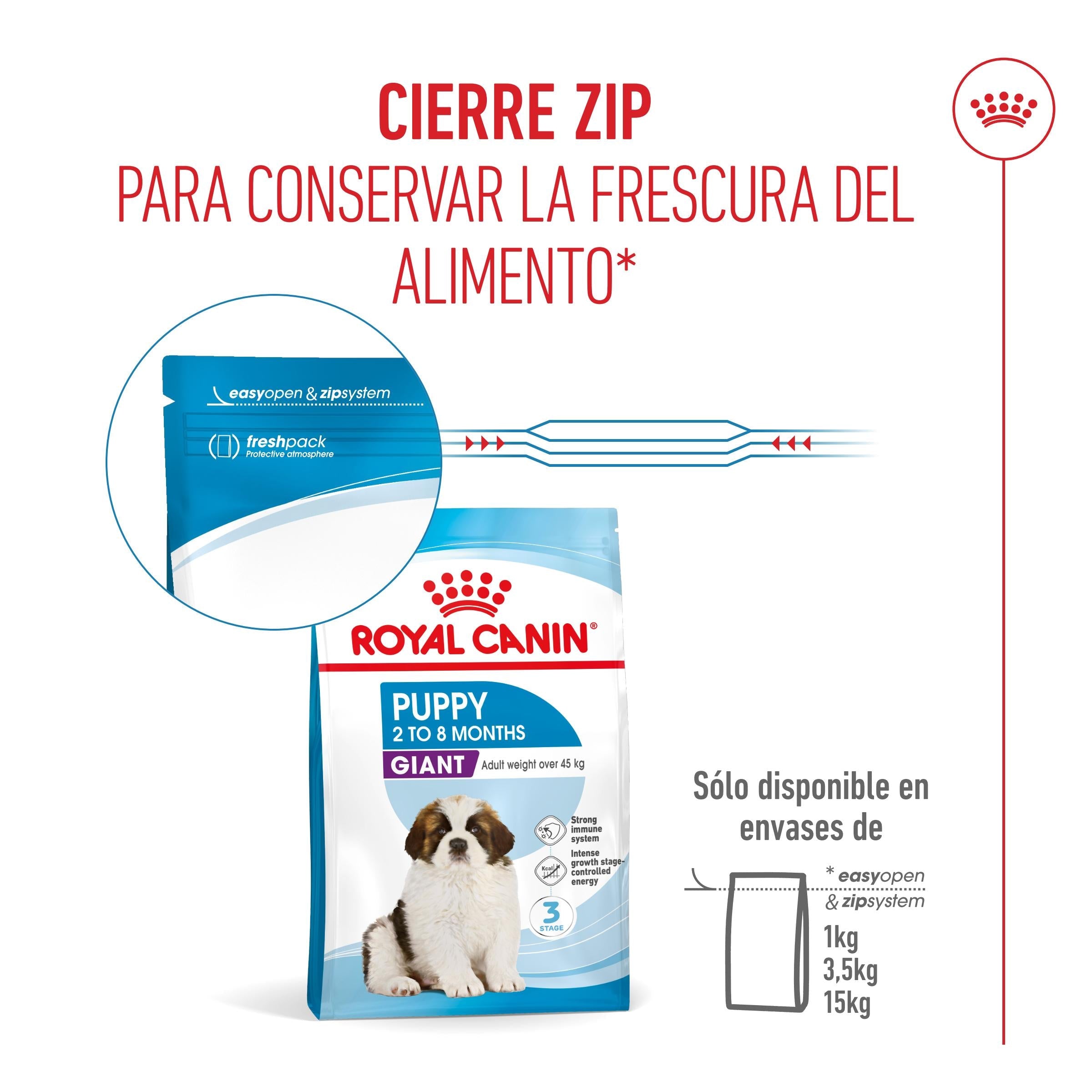Royal Canin Giant Puppy Pienso para Cachorros de Raza Grande ROYAL CANIN Mascotas-Ávila
