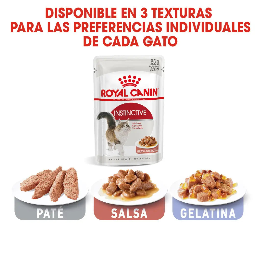 Royal Canin Instinctive Adulto 85 g Húmedo | Paté, Gelatina o Salsa ROYAL CANIN Mascotas-Ávila