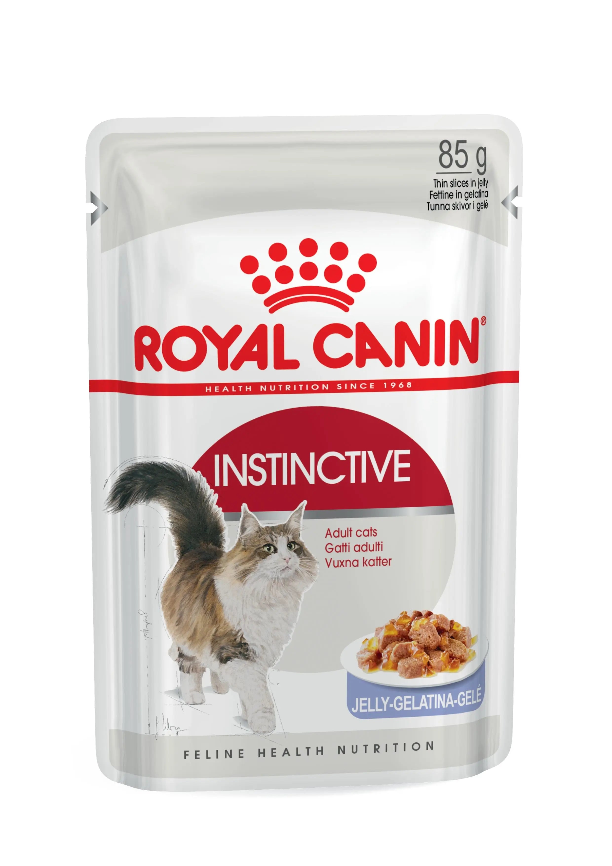 Gelatina Royal Canin Instinctive Adulto 85 g Húmedo | Paté, Gelatina o Salsa ROYAL CANIN Mascotas-Ávila