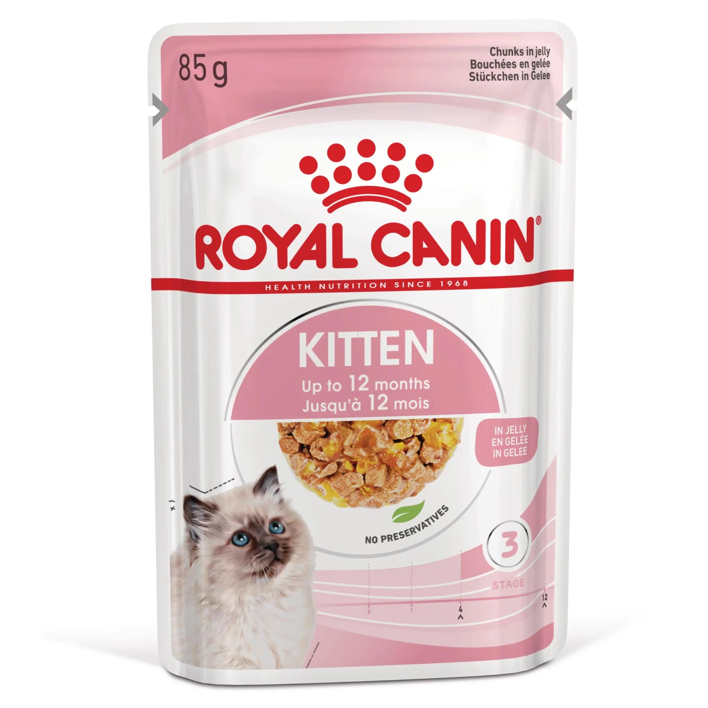 Gelatina Royal Canin Kitten Húmedo 85 g para Gatos | Salsa, Gelatina o Paté ROYAL CANIN Mascotas-Ávila