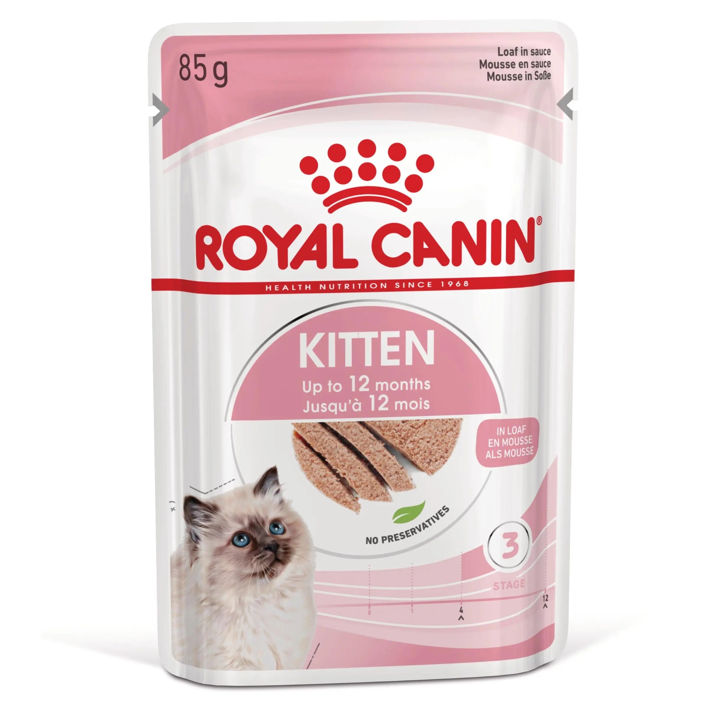 Paté Royal Canin Kitten Húmedo 85 g para Gatos | Salsa, Gelatina o Paté ROYAL CANIN Mascotas-Ávila