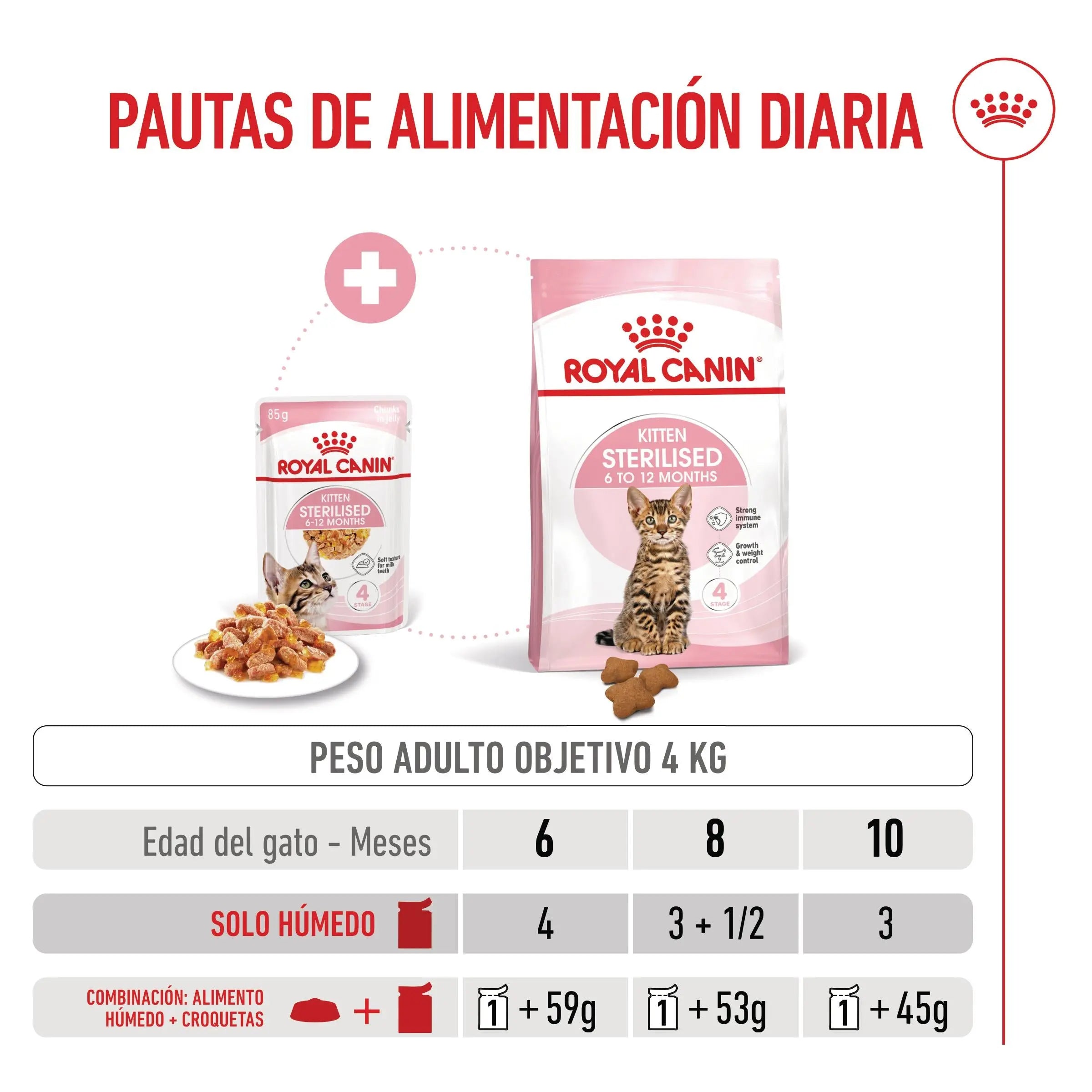 Royal Canin Kitten Sterilized Gelatina 85 g Alimento Húmedo para Gatitos ROYAL CANIN Mascotas-Ávila