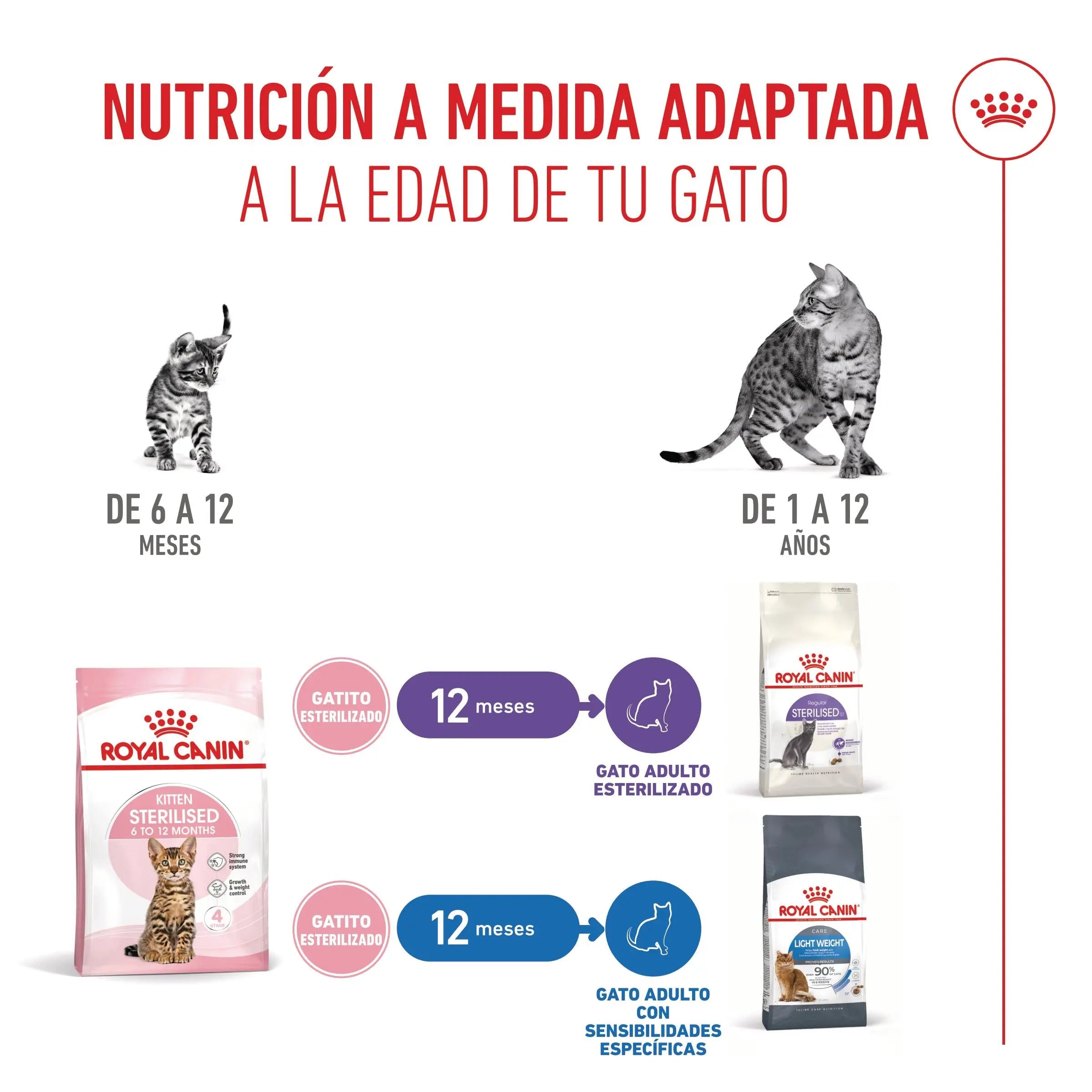 Royal Canin Kitten Sterilized Pienso para Gatitos Esterilizados ROYAL CANIN Mascotas-Ávila