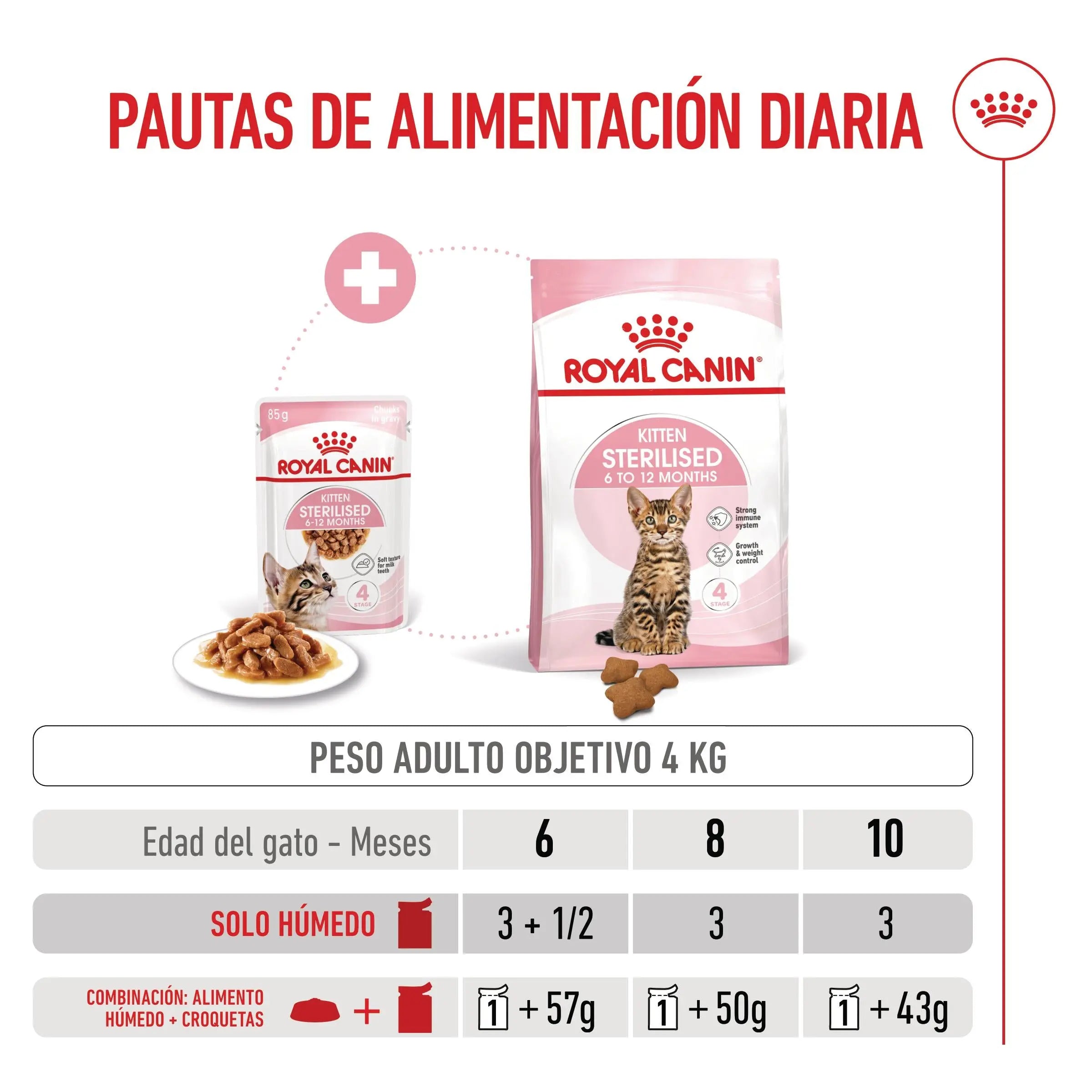 Royal Canin Kitten Sterilized en Salsa 85 g Comida Húmeda para Gatitos ROYAL CANIN Mascotas-Ávila