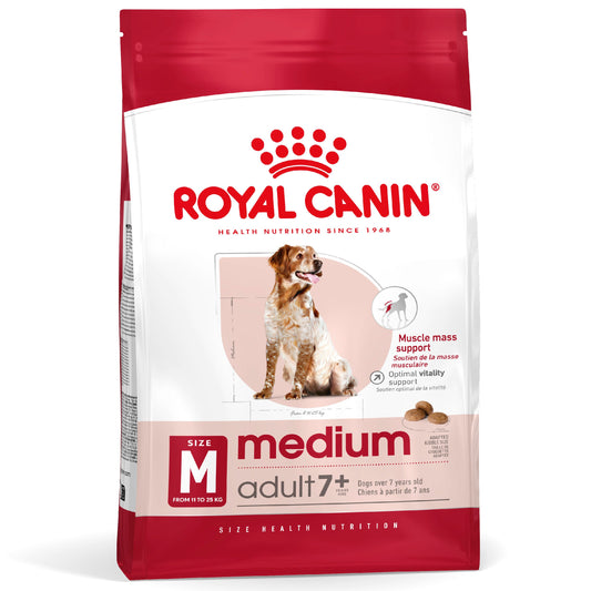 Royal Canin Medium Adult 7+ Pienso para Perros ROYAL CANIN Mascotas-Ávila