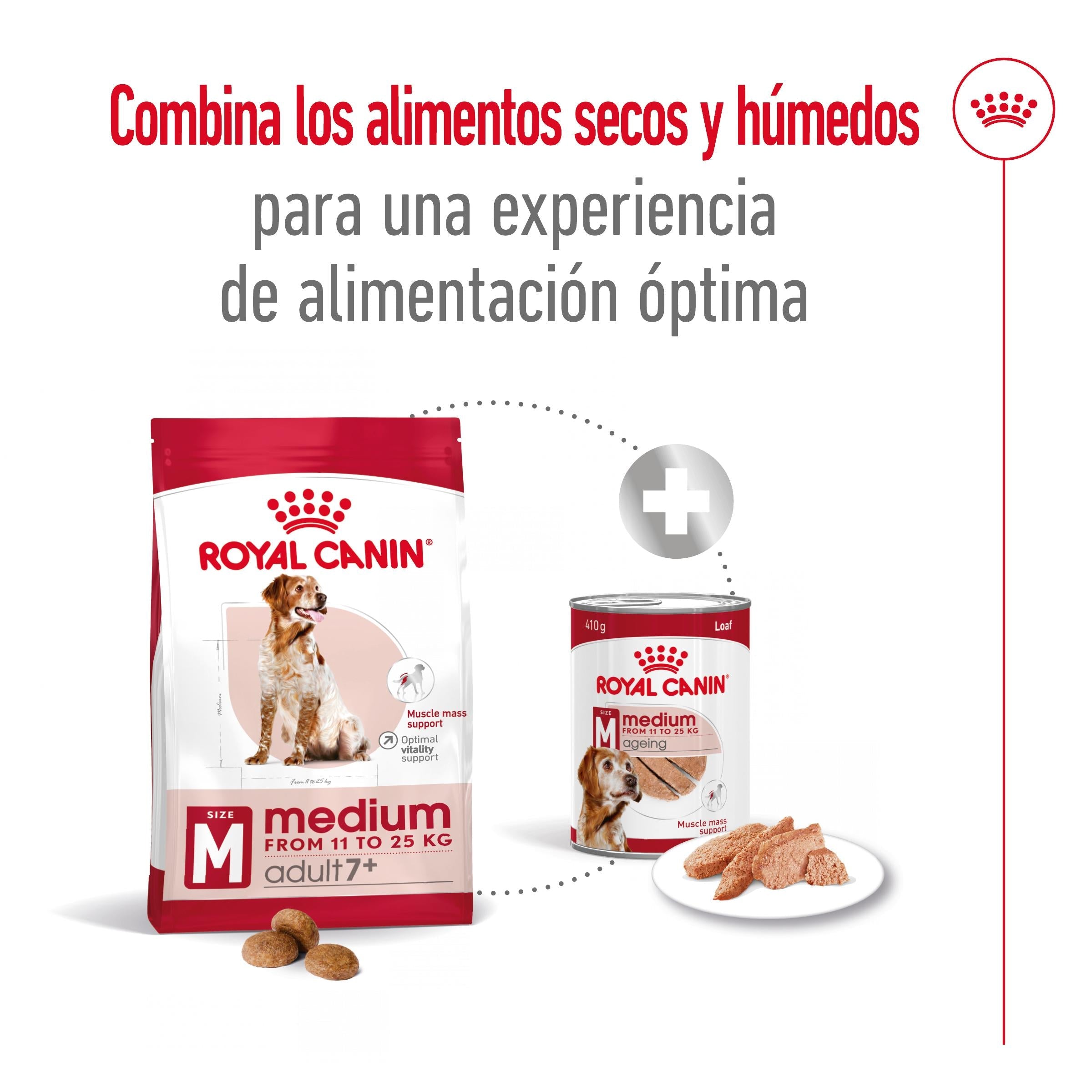 Royal Canin Medium Adult 7+ Pienso para Perros ROYAL CANIN Mascotas-Ávila
