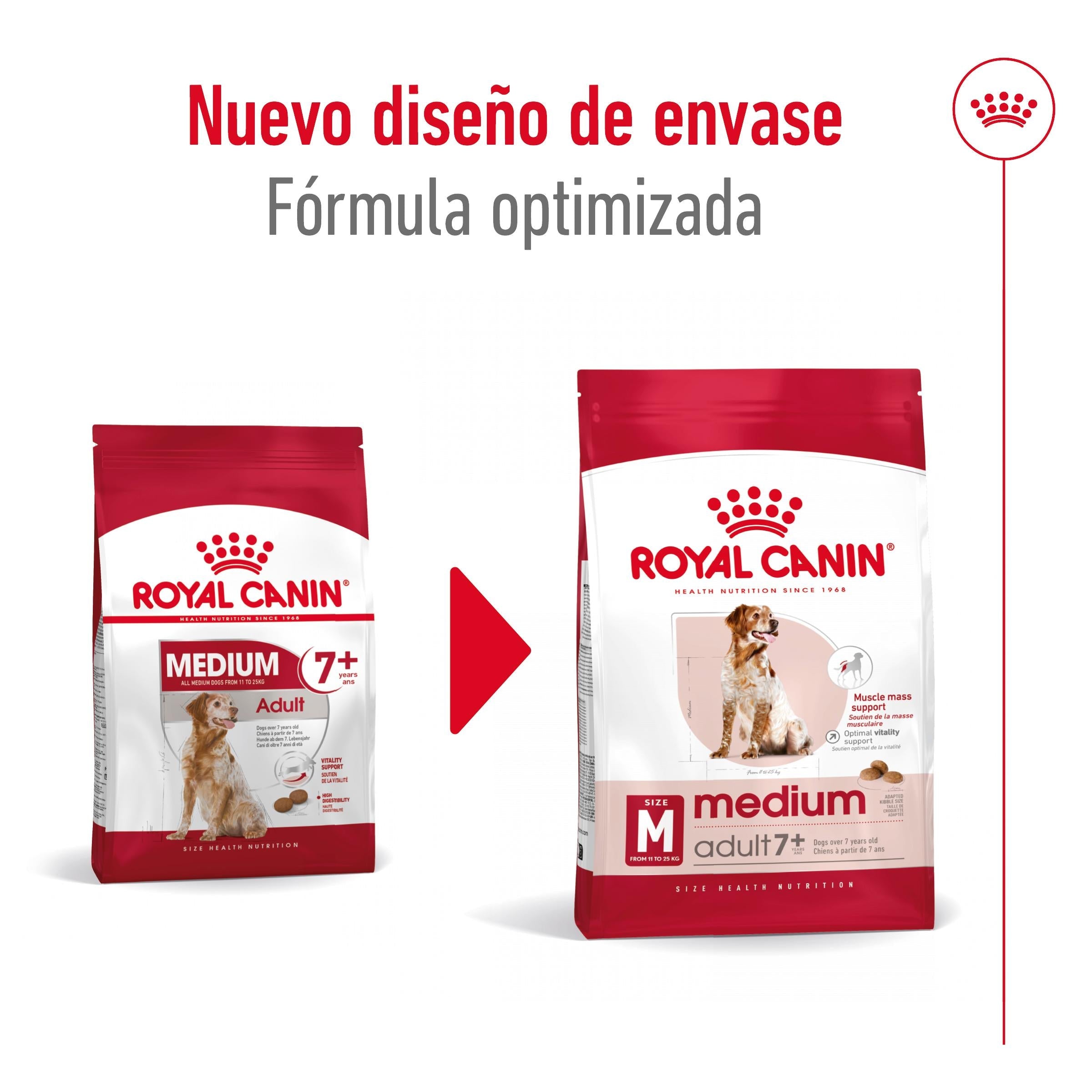 Royal Canin Medium Adult 7+ Pienso para Perros ROYAL CANIN Mascotas-Ávila