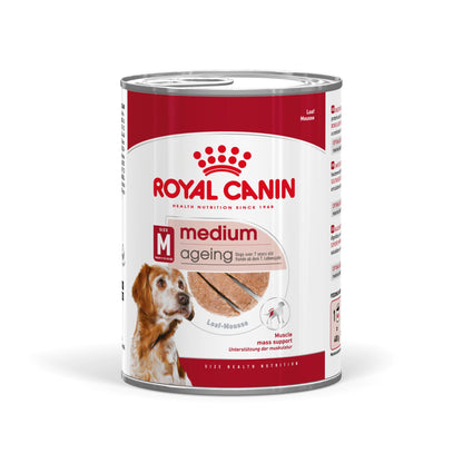Royal Canin Medium Ageing Lata 410 g Paté Húmedo para Perros ROYAL CANIN Mascotas-Ávila