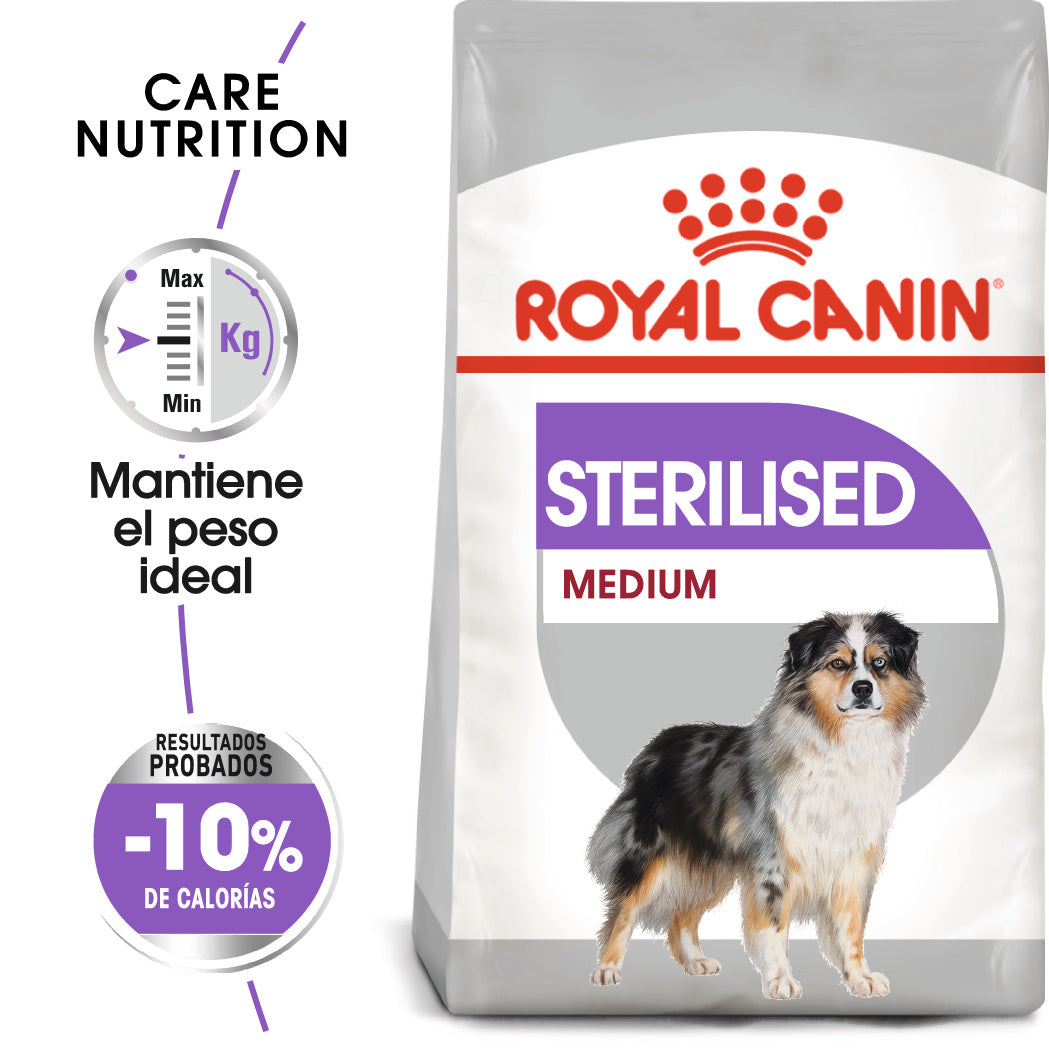 Royal Canin Medium Sterilized Care Pienso para Perros Esterilizados ROYAL CANIN Mascotas-Ávila