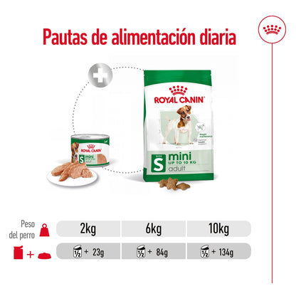 Royal Canin Mini Adult Lata 195 g Paté Húmedo para Perros ROYAL CANIN Mascotas-Ávila