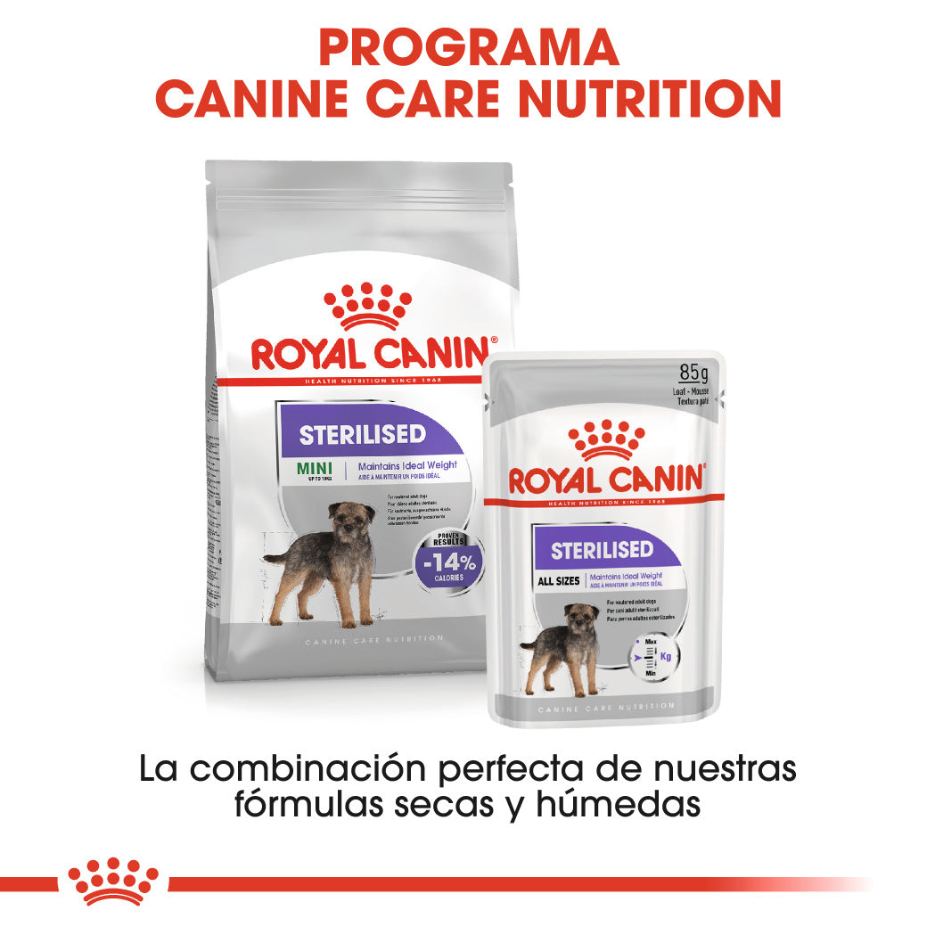 Royal Canin Mini Sterilized Care Pienso para Perros Esterilizados ROYAL CANIN Mascotas-Ávila