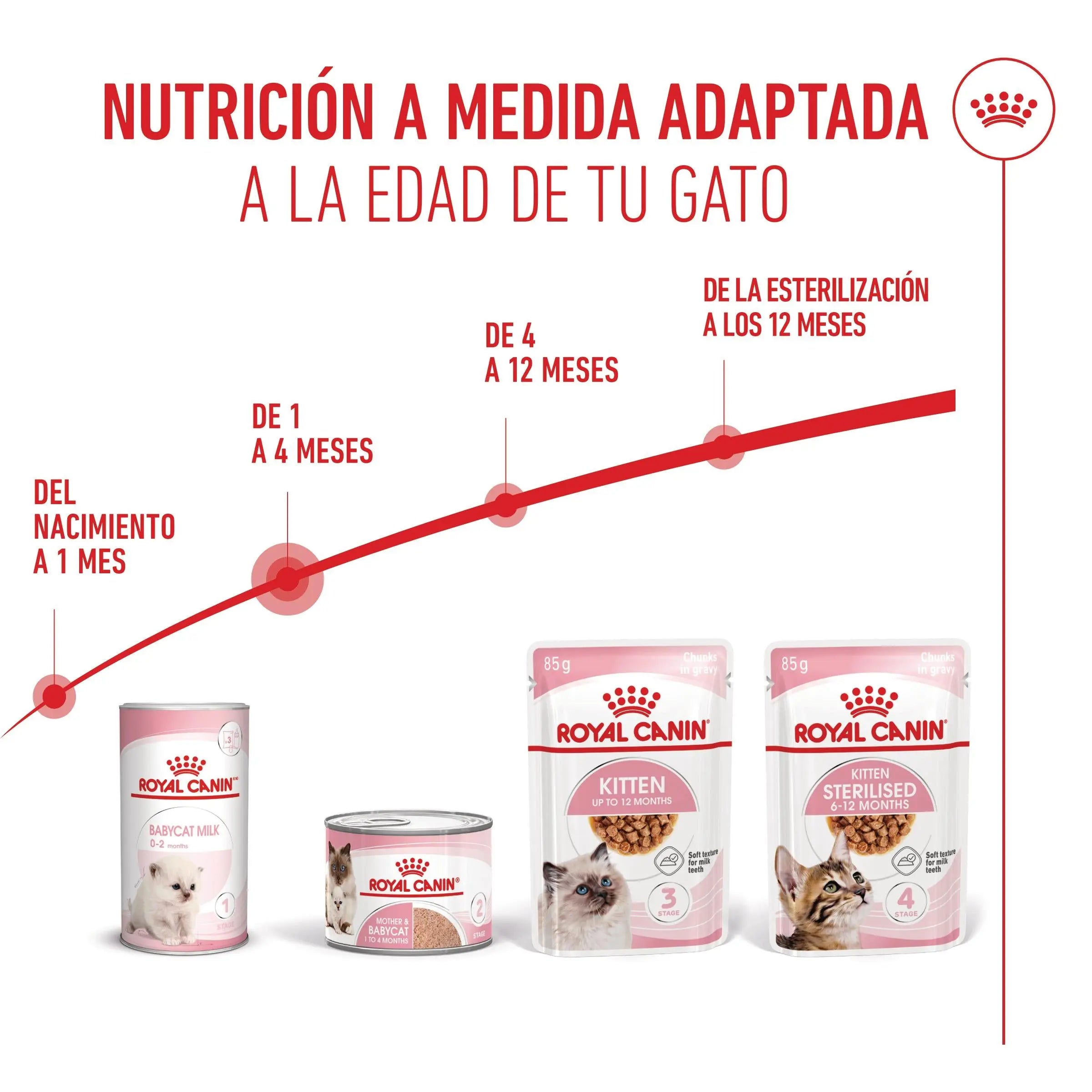 Royal Canin Mother & Babycat 195 g Mousse para Gatitos y Gatas Embarazadas o en Lactancia ROYAL CANIN Mascotas-Ávila