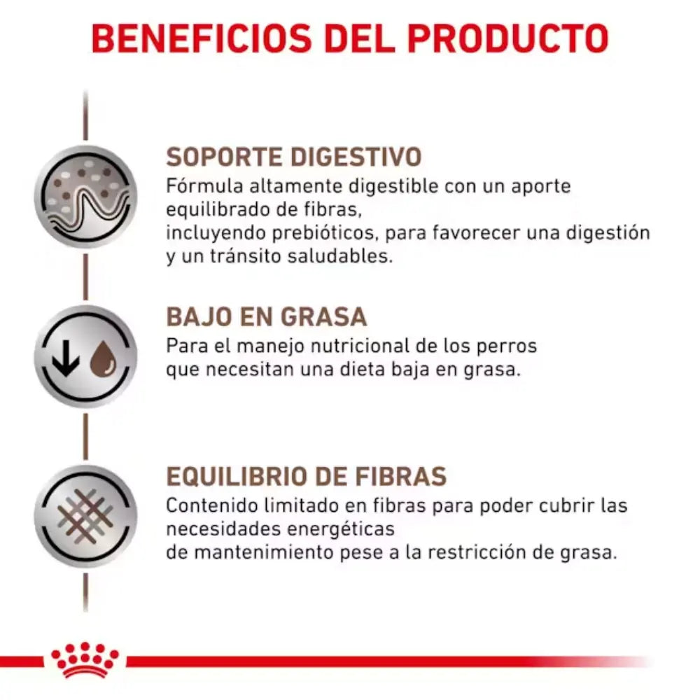Royal Canin Perro Gastrointestinal Low Fat ROYAL CANIN Mascotas-Ávila
