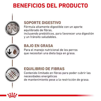 Royal Canin Perro Gastrointestinal Low Fat ROYAL CANIN Mascotas-Ávila