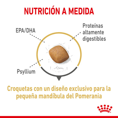 Royal Canin Pomerania Adulto Pienso para Perros de Raza ROYAL CANIN Mascotas-Ávila