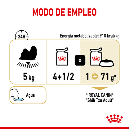 Royal Canin Shih Tzu Paté Adulto 85 g Comida Húmeda para Perros ROYAL CANIN Mascotas-Ávila