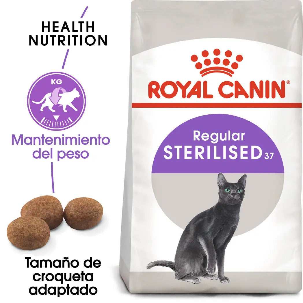 Royal Canin Sterilized 37 Pienso para Gatos Esterilizados ROYAL CANIN Mascotas-Ávila