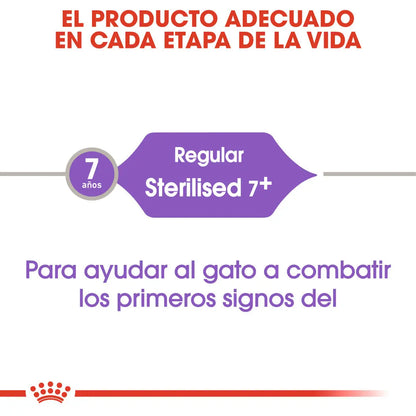 Royal Canin Sterilized 7+ Pienso para Gatos Esterlizados ROYAL CANIN Mascotas-Ávila
