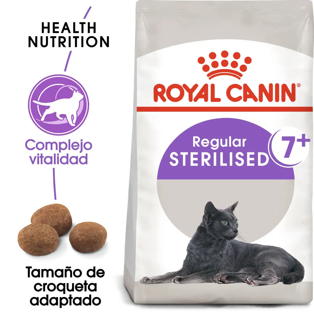 Royal Canin Sterilized 7+ Pienso para Gatos Esterlizados ROYAL CANIN Mascotas-Ávila