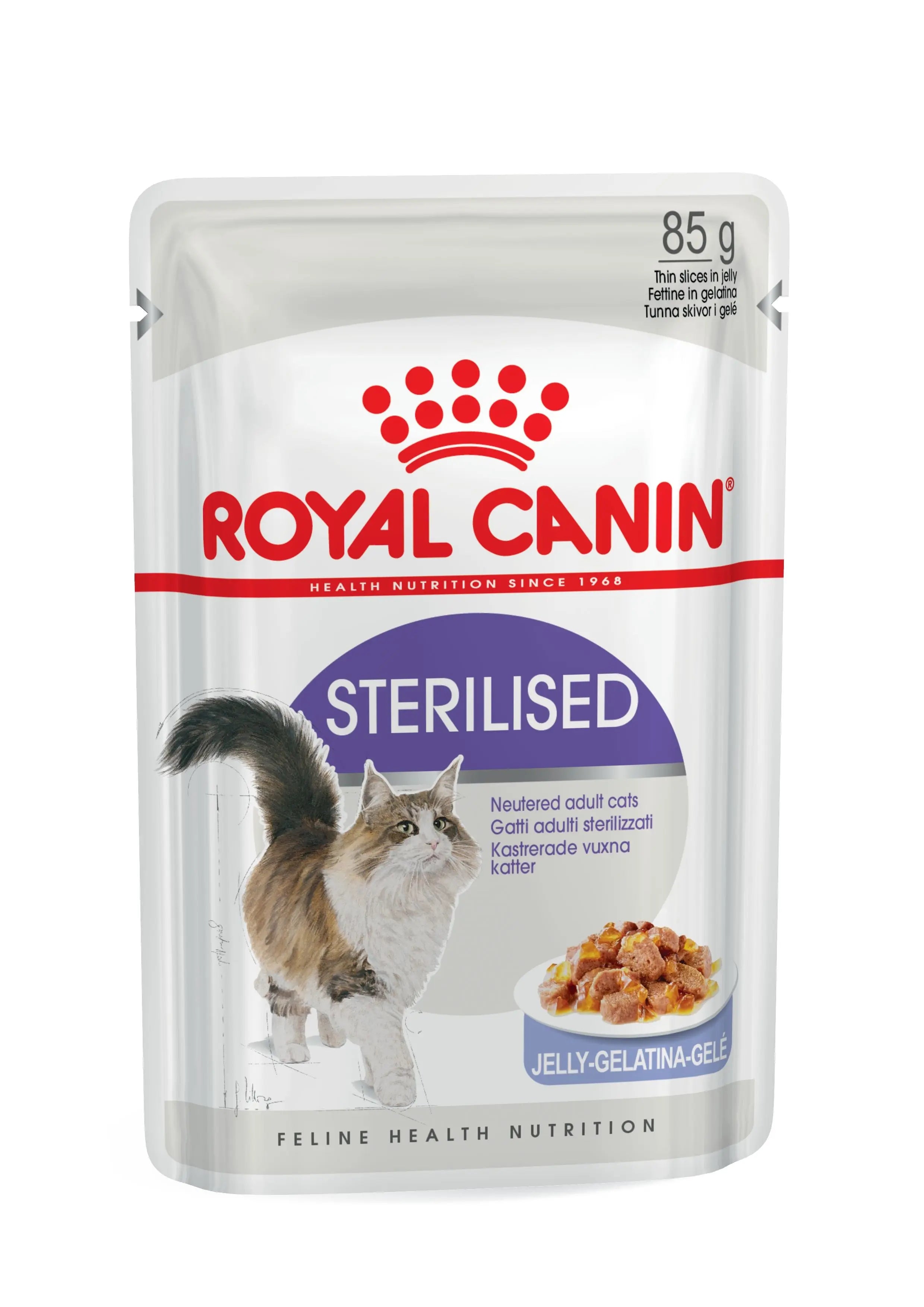 Royal Canin Sterilized Gelatina 85 g Comida Húmeda para Gatos Esterilizados ROYAL CANIN Mascotas-Ávila