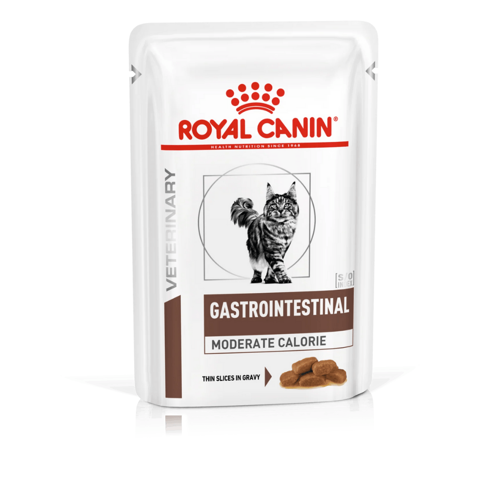 Royal Canin Veterinary Gastrointestinal Moderate Calorie Sobre 85 g Comida Húmeda para Gatos ROYAL CANIN VETERINARY Mascotas-Ávila