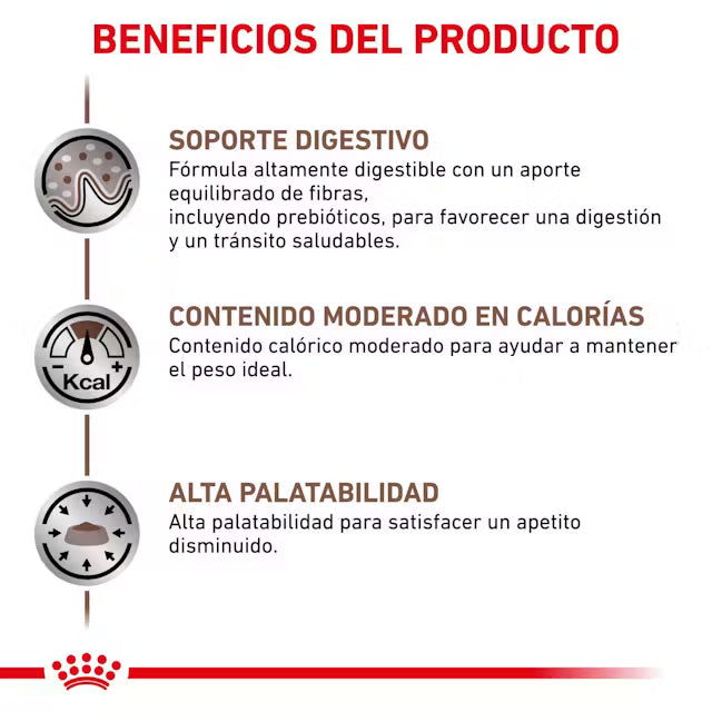 Royal Canin Veterinary Gastrointestinal Moderate Calorie Sobre 85 g Comida Húmeda para Gatos ROYAL CANIN VETERINARY Mascotas-Ávila
