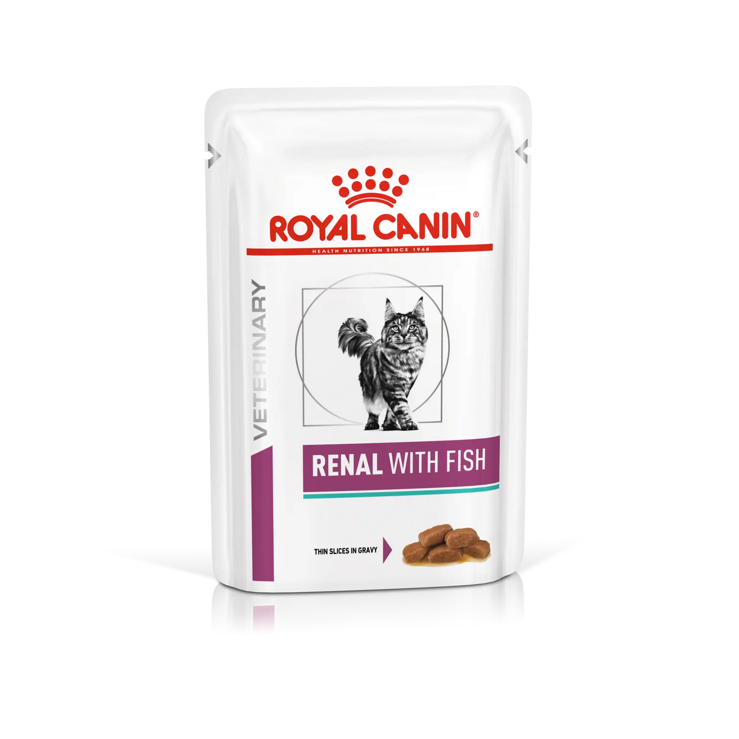 Royal Canin Veterinary Renal con Atún en Salsa 85 g Sobre Húmedo para Gatos ROYAL CANIN VETERINARY Mascotas-Ávila