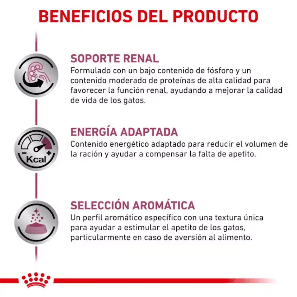 Royal Canin Veterinary Renal con Atún en Salsa 85 g Sobre Húmedo para Gatos ROYAL CANIN VETERINARY Mascotas-Ávila