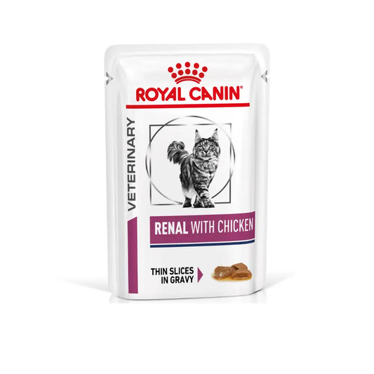 Royal Canin Veterinary Renal con Pollo Sobre 85 g Gato húmedo ROYAL CANIN VETERINARY Mascotas-Ávila