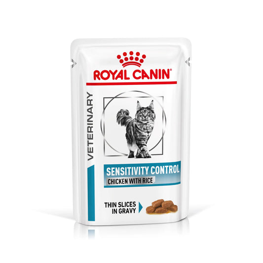 Royal Canin Veterinary Sensitivity Control Pollo con Arroz Sobre 85 g Húmedo para Gatos ROYAL CANIN VETERINARY Mascotas-Ávila