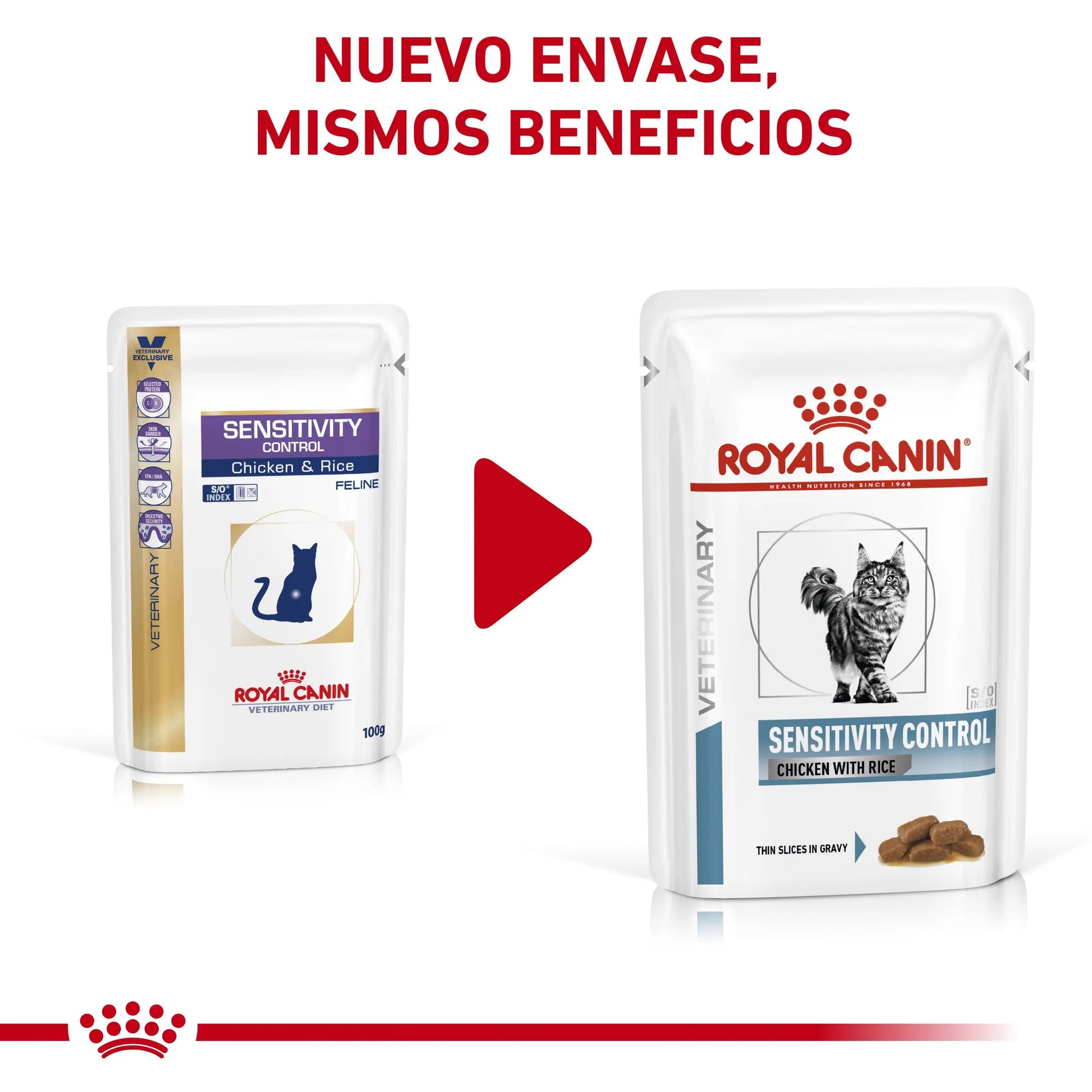Royal Canin Veterinary Sensitivity Control Pollo con Arroz Sobre 85 g Húmedo para Gatos ROYAL CANIN VETERINARY Mascotas-Ávila