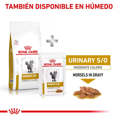 Royal Canin Veterinary Urinary S/O Moderate Calorie Sobre 85 g Sobre Alimento Húmedo para Gatos ROYAL CANIN VETERINARY Mascotas-Ávila