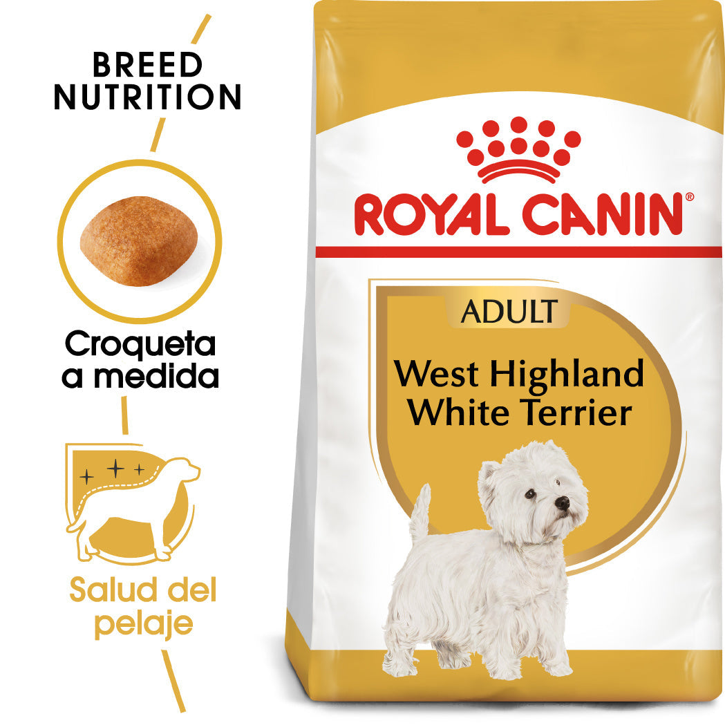 Royal Canin West Highland White Terrier Adulto Pienso para Perros de Raza ROYAL CANIN Mascotas-Ávila