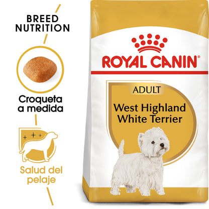 Royal Canin West Highland White Terrier Adulto Pienso para Perros de Raza ROYAL CANIN Mascotas-Ávila