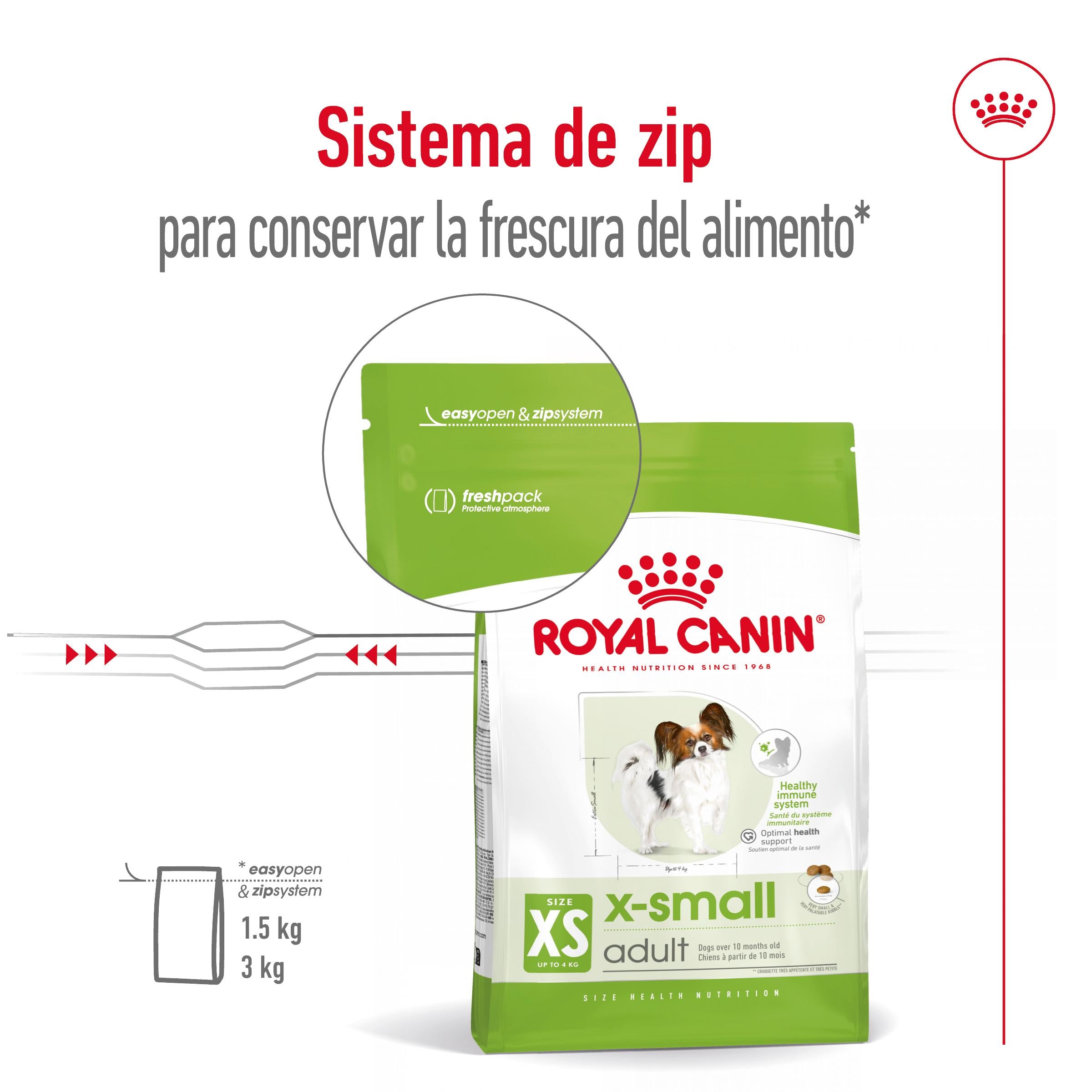 Royal Canin X-Small Adulto Pienso para Perros ROYAL CANIN Mascotas-Ávila