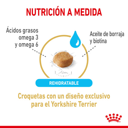 Royal Canin Yorkshire Terrier Ageing 8+ Pienso para Perros de Raza ROYAL CANIN Mascotas-Ávila