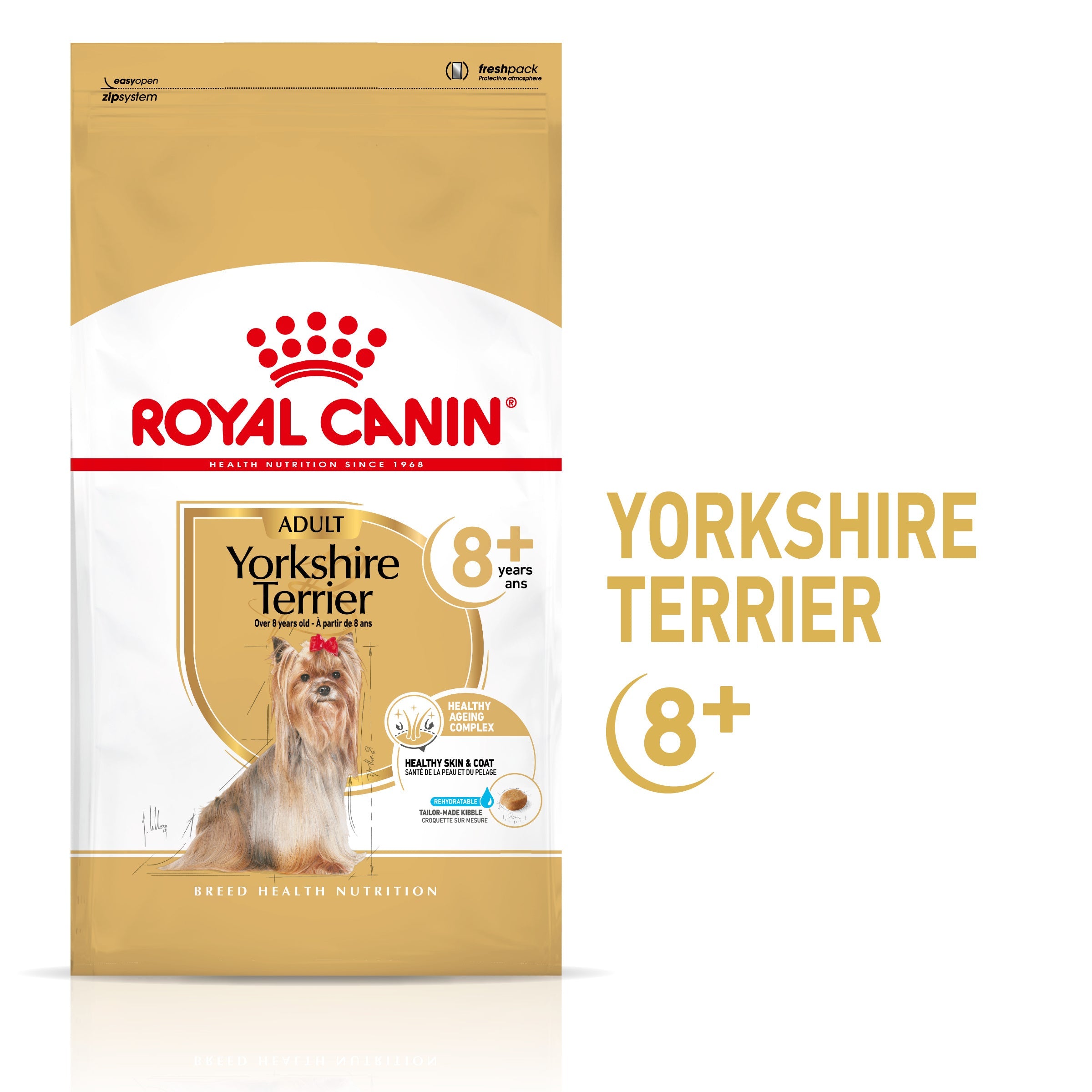 Royal Canin Yorkshire Terrier Ageing 8+ Pienso para Perros de Raza ROYAL CANIN Mascotas-Ávila