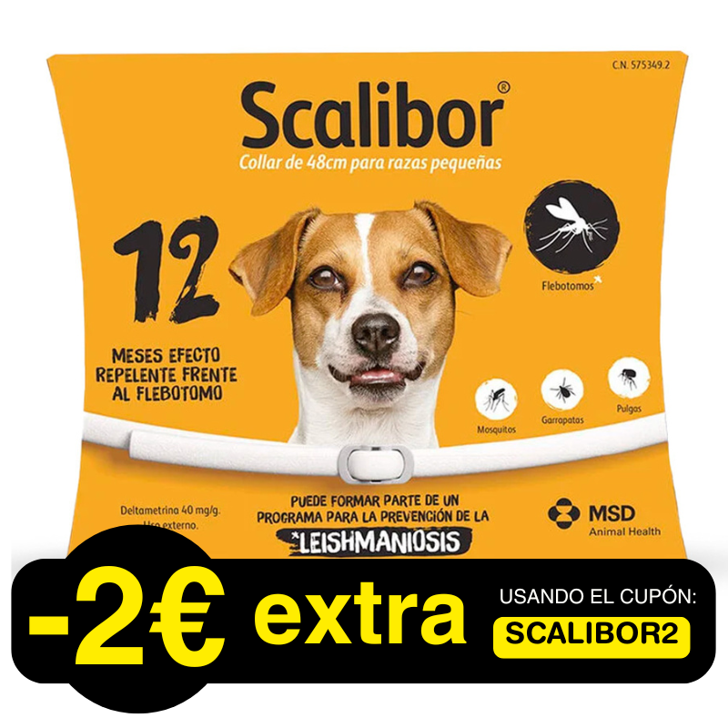 Scalibor Collar Antiparasitario para Perros | 12 Meses de Protección SCALIBOR Mascotas-Ávila