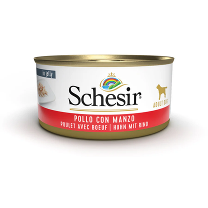 Filete De Pollo & Buey Schesir Lata Perro 150 g SCHESIR Mascotas-Ávila