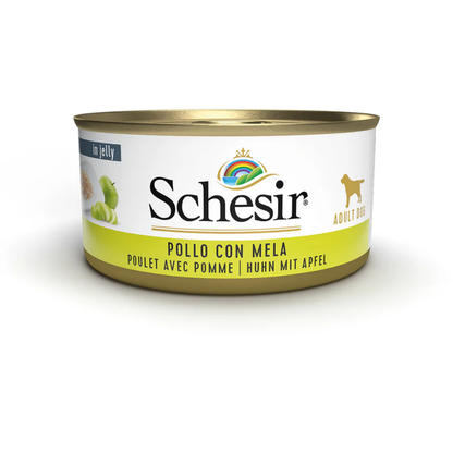 Pollo & Manzana Schesir Lata Perro 150 g SCHESIR Mascotas-Ávila