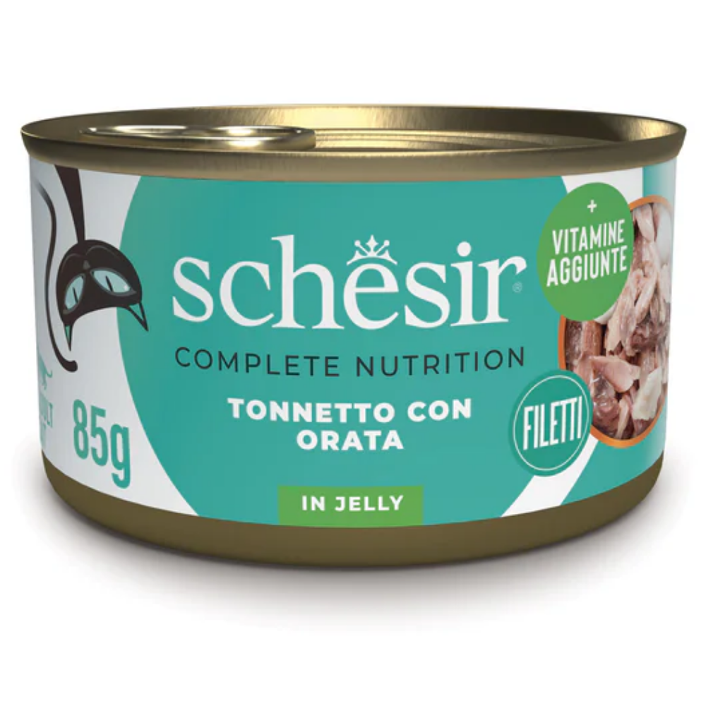 Schesir Lata de Gato 85 g Atún y Dorada SCHESIR Mascotas-Ávila