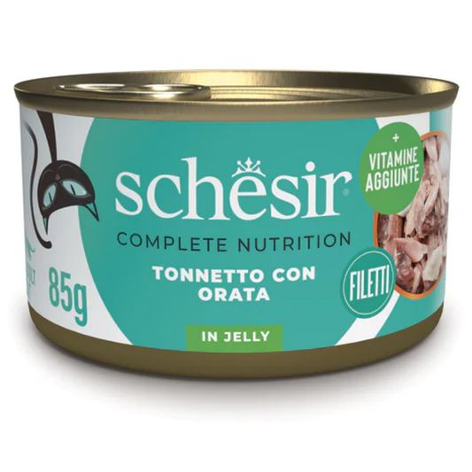 Schesir Lata de Gato 85 g Atún y Dorada SCHESIR Mascotas-Ávila