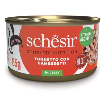 Atún & Gambas 85 g Schesir Lata de Gato 85 g SCHESIR Mascotas-Ávila