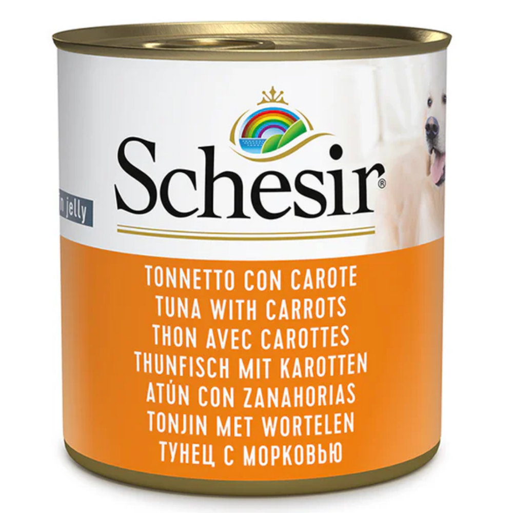 Atún Y Zanahoria Schesir Lata de Perro 285 g SCHESIR Mascotas-Ávila